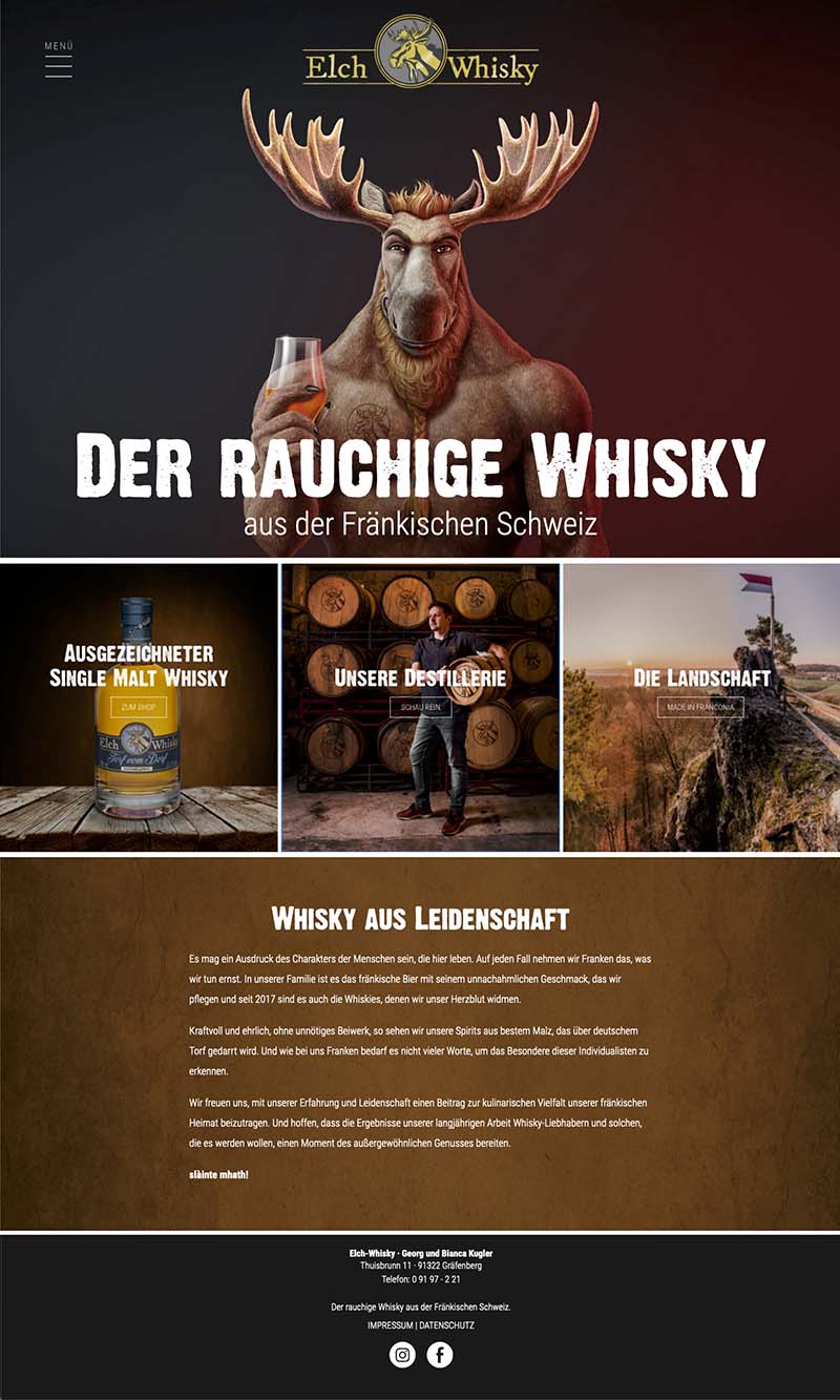 Elch Whisky Online Shop (Web)